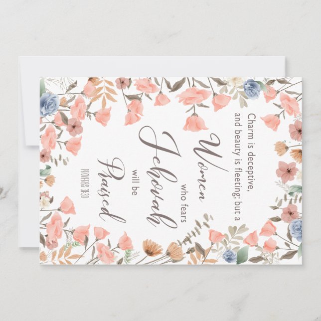 Cadeau pour la carte femme des aînés JW (Devant)