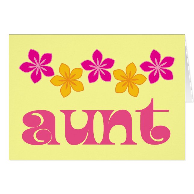 Cadeau pour la tante (Devant horizontal)