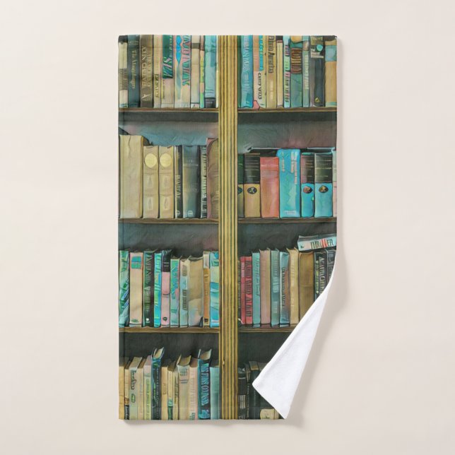 Cadeau pour les amateurs de livres (Serviette à main)