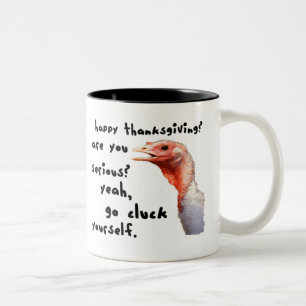 Cadeau pour l'hôte : Mug drôle de dinde de Thanksg
