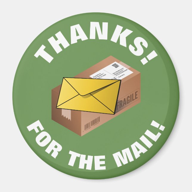 Cadeau Pour Mailman | Magnet rond (Devant)