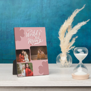 Cadeau pour maman Plaque Collage Photo Fête des
