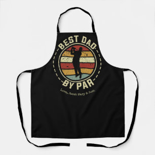 Cadeau pour Papa Noms Vintage Tablier Homme