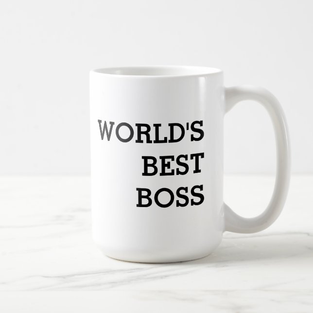 Cadeau pour Tasse à Café de Directeur de Boss (Droite)
