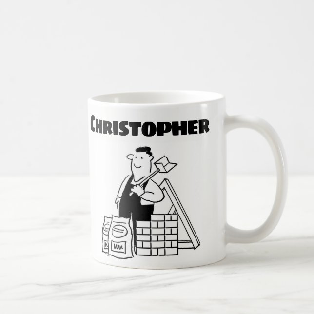 Cadeau pour un constructeur avec nom ajouté Mug ca (Droite)