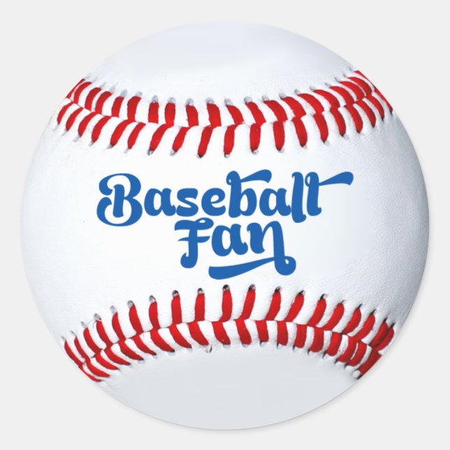 Cadeau pour un fan de baseball Autocollant (Devant)