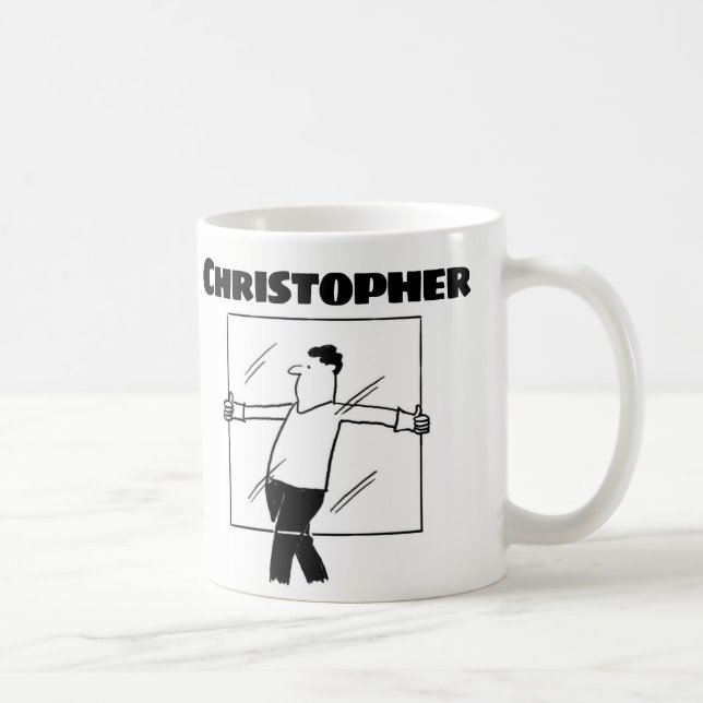 Cadeau pour un Glazier avec nom café Mug (Droite)