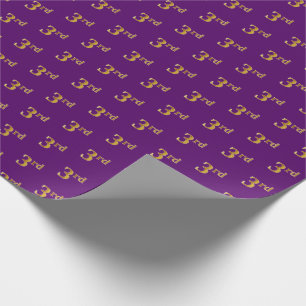Cadeau Pourpre, papier d'emballage (de troisième)