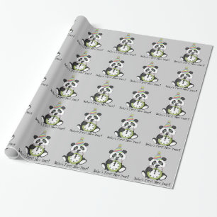 Cadeau Premier papier d'emballage des nouvelles années d