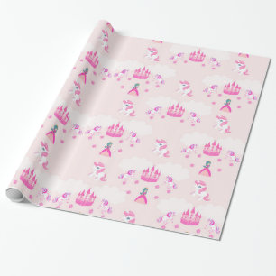 Cadeau Princesse et papier d'emballage de motif de