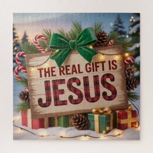Cadeau Réel Jésus Puzzle