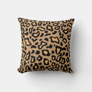 Cadeau Retro Leopard Poster de animal Jeu Oreiller