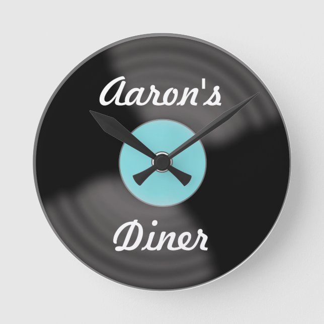Cadeau Retro Vinyl Record Mur Horloge Cadeau (Recto)