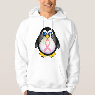 Cadeau rose de sweat - shirt à capuche de pingouin