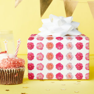 Cadeau Rose Répète Papier D'emballage