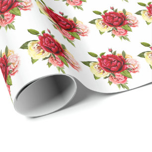 Cadeau Roses papier mariage