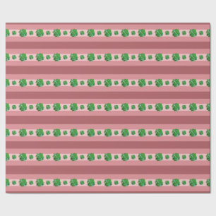 Cadeau Rosette Succulents Enveloppement Papier