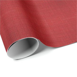 Cadeau Rouge avec impression de texture - papier d'emball