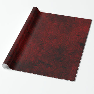 Cadeau Rouge Roses Damask Goth Papier à envelopper