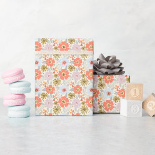 Cadeau Rouleau à papier à motif floral inspiré Boho
