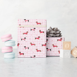 Cadeau Rouleau de papier d'emballage à motif carreaux et