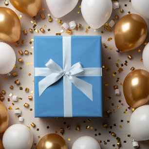 Cadeau Rouleau de papier d'enveloppement bleu ciel été