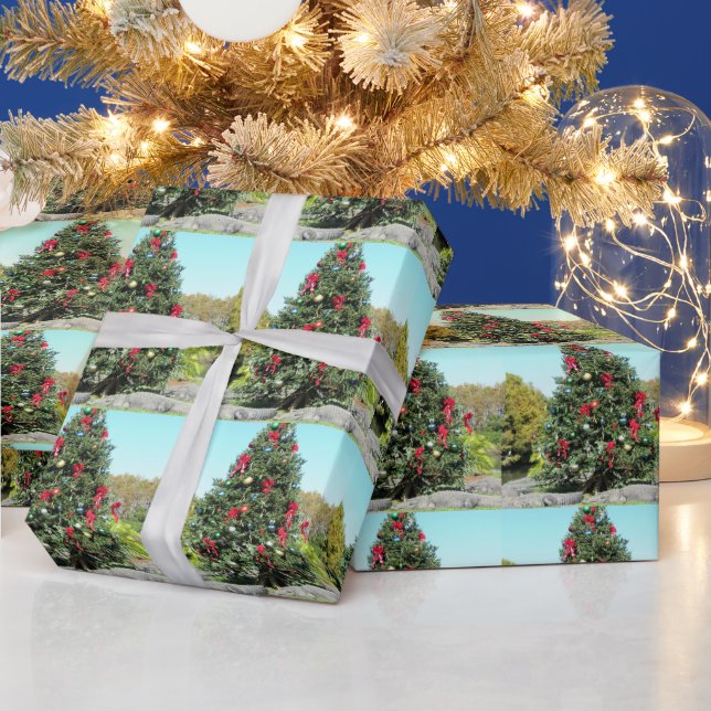 Cadeau Rouleau de papier d'enveloppement de l'arbre de No (Vacances)