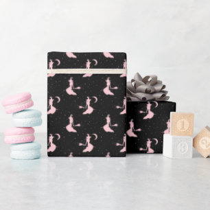 Cadeau Rouleau de papier d'enveloppement éffrayant noir e
