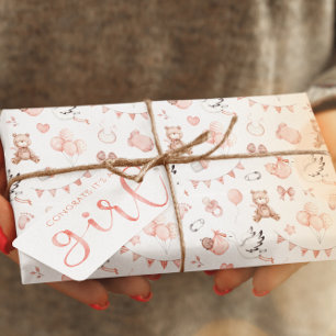 Cadeau Rouleaux de papier à grand emballage baby shower