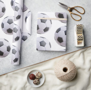 Cadeau Rouleaux de papier d'emballage de football personn
