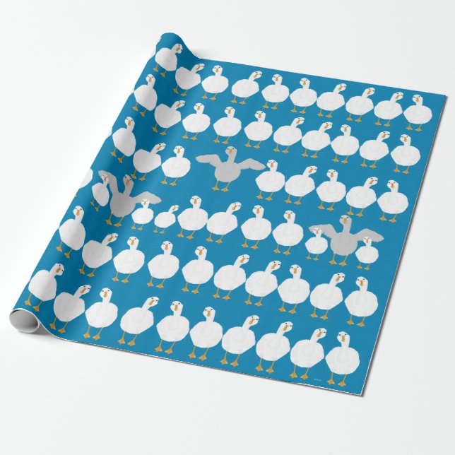 Cadeau Rouleaux de papier d'emballage d'oie (Déroulé)