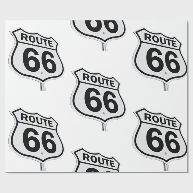 Cadeau Route 66 Papier d'enrobage des signes (Plat)