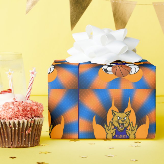 CADEAU RSD WILDCATS SPORTS WRAPPER PAPIER (Fête d'anniversaire)