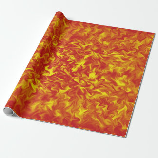 Cadeau Rubans de papier d'emballage du feu