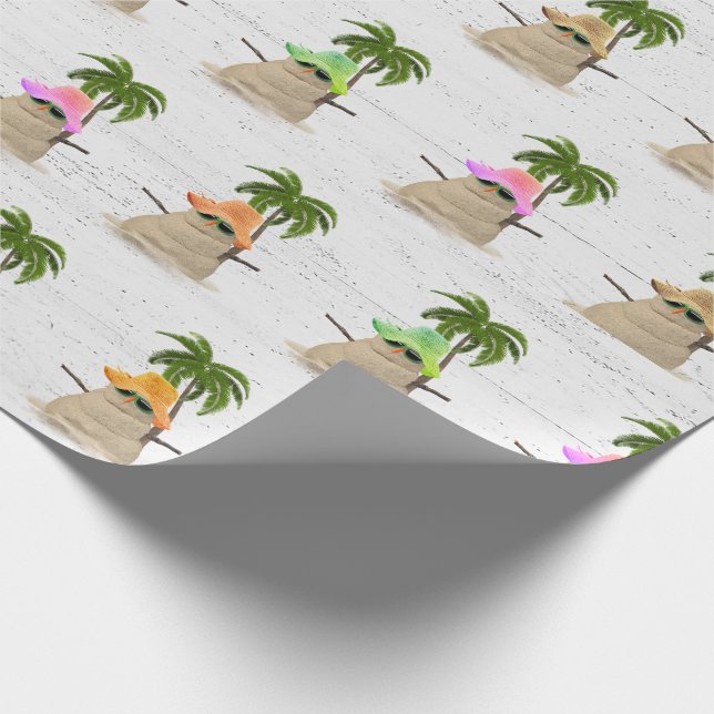 Cadeau Sable Tropical Homme Avec Papier D'Enveloppement P (Coin)