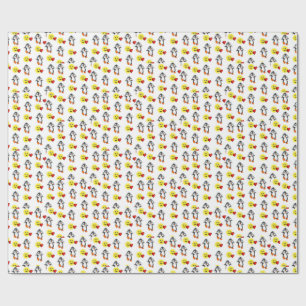 Cadeau Saint-Valentin Enveloppement papier Coeurs de ping