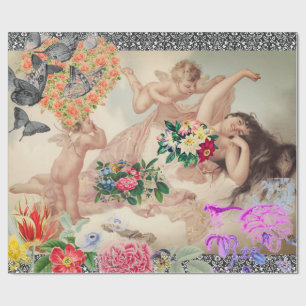 Cadeau Saint-Valentin VÉNUS ET ANGELS papier à envelopper