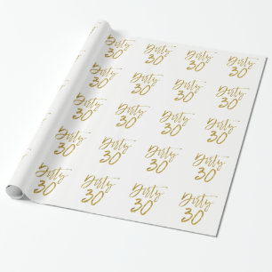 Cadeau Sale 30 Trente carreaux papier