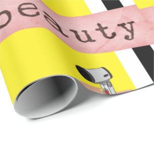 Cadeau Salon de Beauté, Papier de barbier