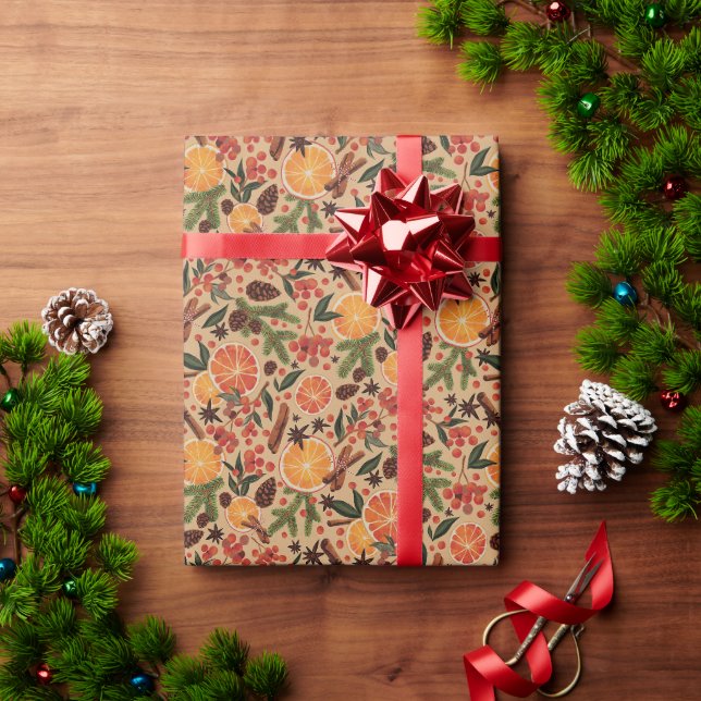 Cadeau Scentimentalité (bois de feu) - Papier d'enveloppe (Cadeau de vacances)