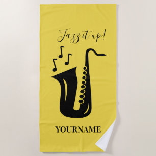 Cadeau serviette de plage personnalisée pour joueu
