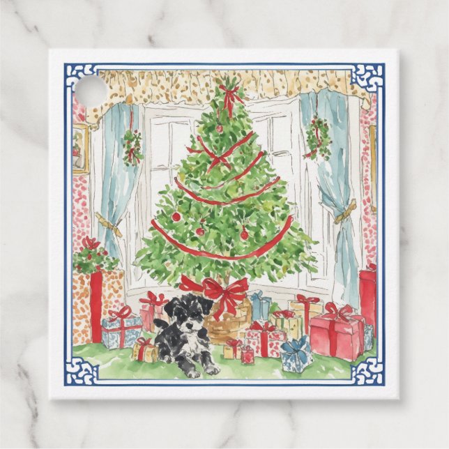 Cadeau Sous les étiquettes cadeaux d'arbre de Noël (Devant)