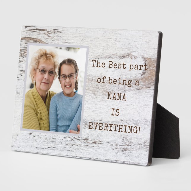 Cadeau spécial ! Plaque photo NANA avec Easel (Côté)