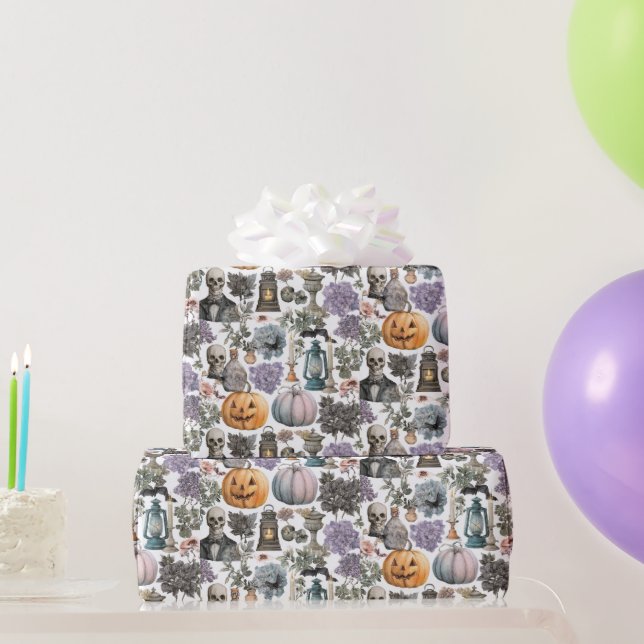 Cadeau Squelette éffrayant et papier Citrouille d'envelop (Cadeaux de fête)