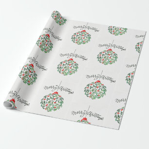 Cadeau Superbe papier d'emballage de Noël joyeux