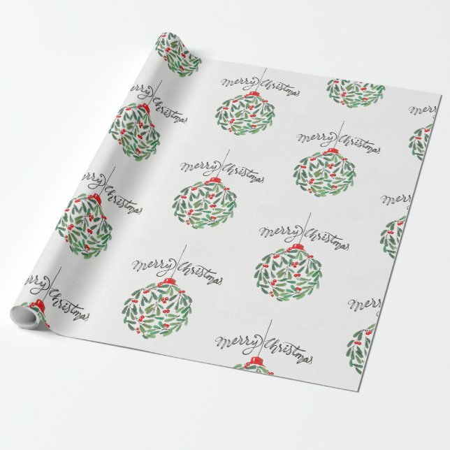 Cadeau Superbe papier d'emballage de Noël joyeux (Déroulé)