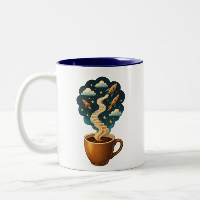 Cadeau surréaliste Motivational Café Mug pour les  (Gauche)