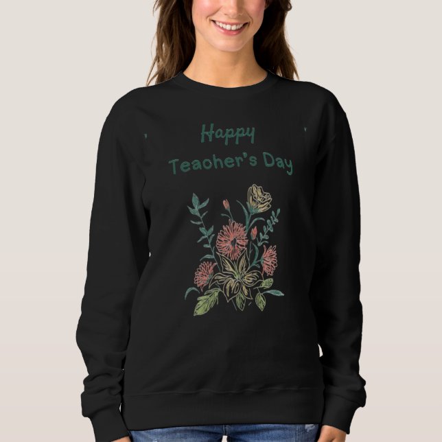 Cadeau sweatshirt pour la fête des enseignants heu (Devant)