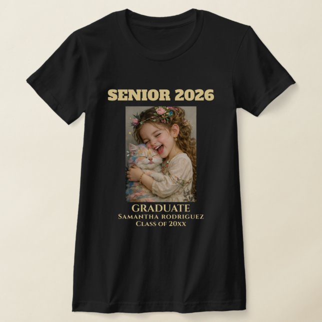 Cadeau T-Shirt de Remise des Diplômes sur Mesure a (Poser)