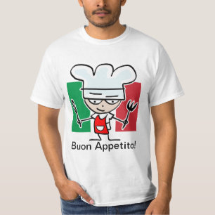 Cadeau T-Shirt pour les cuisiniers chefs italiens